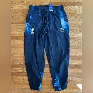 PUMA KidSuper Studios Al Hilal SFC Travel Pants Mens XL Navy Track NWT